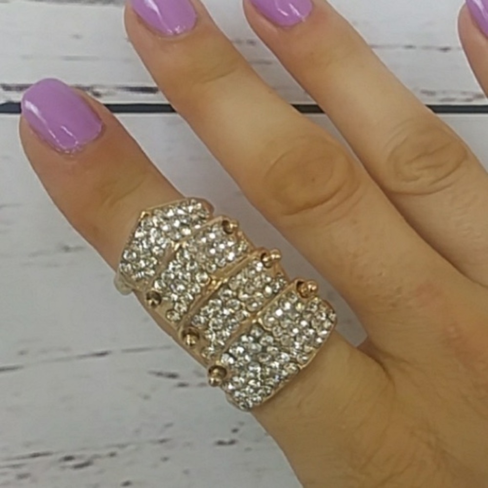 Gold and Stone Ring